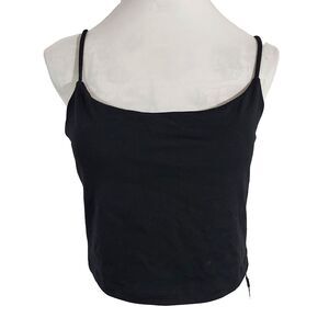 Ouges Yoga Cropped Top Bra XXL Black Sleeveless Activewear Workout Fitness NWT